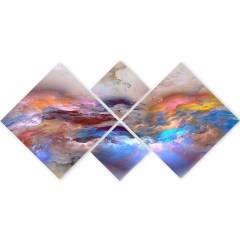 Canvas Painting (Set 4Pcs) 989EVS1432 40x40/20x20cm Multi Wallity