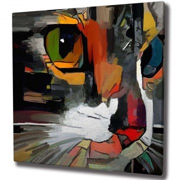 Πίνακας Καμβάς 489GWN1160 45x45cm Multi Wallity