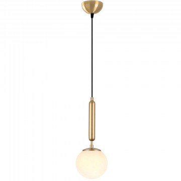 Pendant Lamp King 942FLG1309 15x15x90cm 1xE14 40W Gold-White Opviq