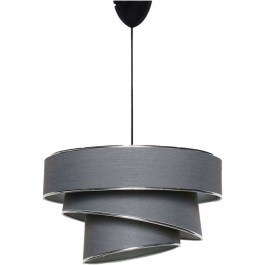 Φωτιστικό Οροφής Couper 390FLH1692 40x72cm E27 60W Anthracite-Silver Opviq ANTHRACITE-SILVER