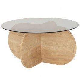 Coffee Table Bubble 552NOS2268 75x75x35cm Oak-Fume OAK-FUME