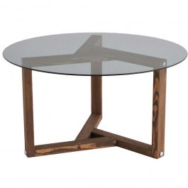 Coffee Table Miro 552NOS1413 75x75x40cm Fume-Walnut FUME-WALNUT