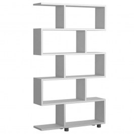 Βιβλιοθήκη Elif 854KLN3601 90x20x156cm White WHITE