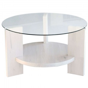Τραπέζι Σαλονιού Mondo 552NOS1456 75x75x40cm White