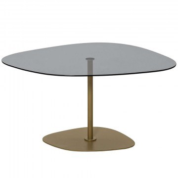 Coffee Table Soho 552NOS2378 85x67x40cm Dark Grey-Gold