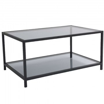 Coffee Table Astro 552NOS1406 90x60x40cm Fume-Black
