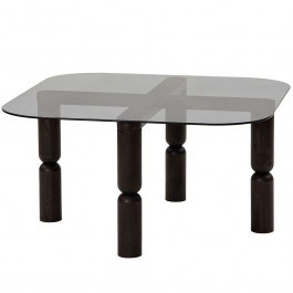 Coffee Table Kei 552NOS2267 80x80x40cm Anthracite-Fume FUME-ANTHRACITE