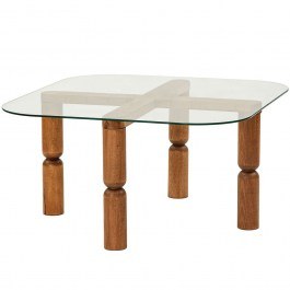 Coffee Table Kei 552NOS2264 80x80x40cm Walnut WALNUT