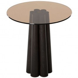 Τραπεζάκι Βοηθητικό Thales 552NOS2397 50x50x50cm Bronze-Black BRONZE-BLACK
