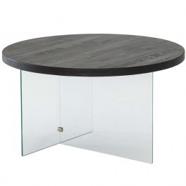 Τραπέζι Σαλονιού Serenity 552NOS2403 70x40cm Clear-Anthracite ANTHRACITE