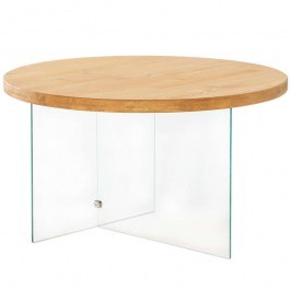 Τραπέζι Σαλονιού Serenity 552NOS2411 70x40cm Clear-Oak OAK