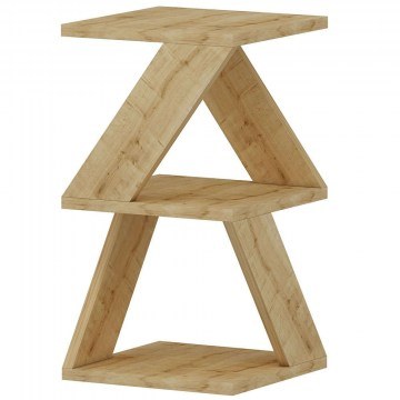 Τραπεζάκι Βοηθητικό Albeni 382NRC1207 30x30x50cm Sapphire Oak