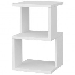 Bedside Table Carter 322RTC1629 29,6x29,6x49,4cm White WHITE