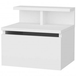 Bedside Table Alice 322RTC1605 39,8x31,9x35cm White WHITE