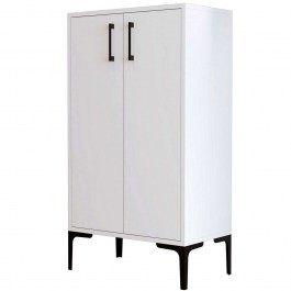 Shoe Cabinet Prag 845HCT4113 60x35x111cm White WHITE