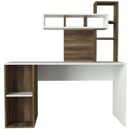 Office Coral 731WAT3810 140x60x153,8cm White-Walnut WHITE-WALNUT