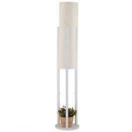 Floor Lamp Circle Dor 390FLH2283 25x134cm E27 60W White Opviq WHITE