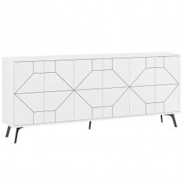 Μπουφές Dune 855DTE4236 184x35x77,4cm White WHITE