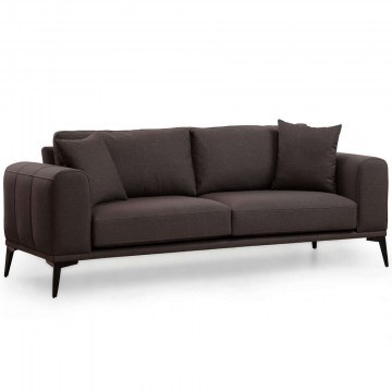 Καναπές Τριθέσιος Kenzo 560ARE1888 235x90x80cm Grey