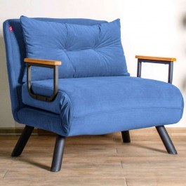 Πολυθρόνα - Κρεβάτι Sando 859FTN2324 60x78x78cm Blue BLUE