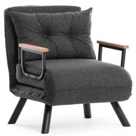 Πολυθρόνα - Κρεβάτι Sando 859FTN2820 60x78x78cm Dark Grey DARK GREY