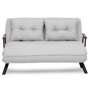 Two-Seater Sofa - Bed Sando Teddy 859FTN2837 133x78cm Grey