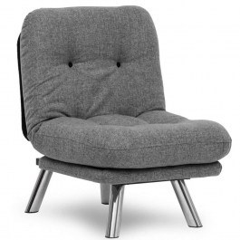 Armchair - Bed Misa Small 859FTN2839 70x78x85cm Light Grey LIGHT GREY