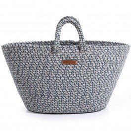 Διακοσμητική Τσάντα - Καλάθι 937ELT1162 30cm Blue-Grey Aberto Design BLUE-GREY