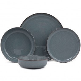 Σερβίτσιο Πιάτα Φαγητού (Σετ 24Τμχ) 710KTP2881 Blue Hermia BLUE