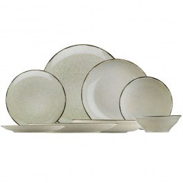 Dinner Plates Set (Set 24Pcs) 710KTP2894 Cinnamon Hermia CINNAMON
