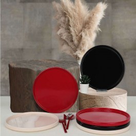 Πιάτο Ρηχό (Σετ 6Τμχ) 275KRM1854 Φ27cm Multi Hermia MULTI