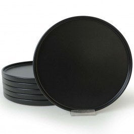 Πιάτο Ρηχό (Σετ 6Τμχ) 275KRM1984 Φ27cm Black Hermia BLACK