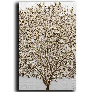 Canvas Painting 122RMF1180 45x70cm White-Gold Wallity