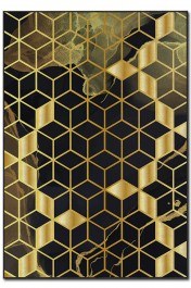 Χαλί Asr Crpt-93 288NGR2121 Gold-Black Conceptum Hypnose GOLD-BLACK