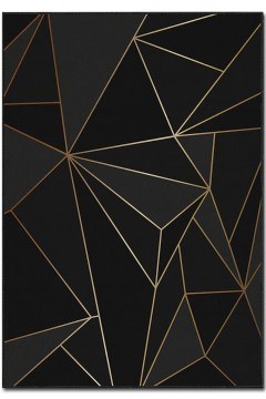 Carpet Asr Crpt-107 288NGR2217 Black-Gold 120X180 Conceptum Hypnose