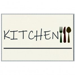 Χαλάκι Κουζίνας Eexfab870 369HFT3878 Cream-Black Conceptum Hypnose CREAM-BLACK