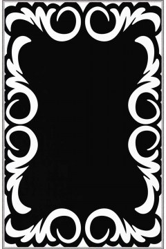 Carpet EEXFAB874 Black-White Conceptum Hypnose