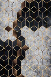 Χαλί HMNT773 Black-Gold Conceptum Hypnose BLACK-GOLD