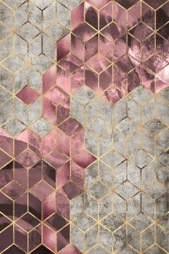 Χαλί Hmnt771 478HFT1203 Rose-Gold Conceptum Hypnose