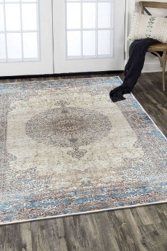 Χαλί Els1828 599HFT1638 Blue-Beige Conceptum Hypnose