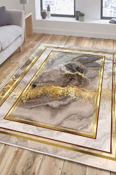 Carpet Els2416 599HFT4477 Grey-Gold 100X150 Conceptum Hypnose