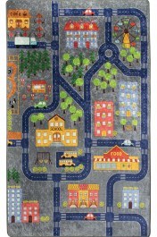 Carpet Small Town Grey-Multi Conceptum Hypnose GREY-MULTI