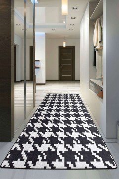 Carpet Kazayagi 882CHL1326 Black-White 140X140 Conceptum Hypnose