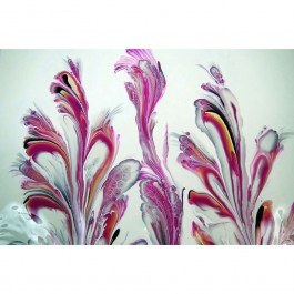 Χαλάκι Κουζίνας Wookece 189 Fuchsia-White Conceptum Hypnose FUCHSIA-WHITE