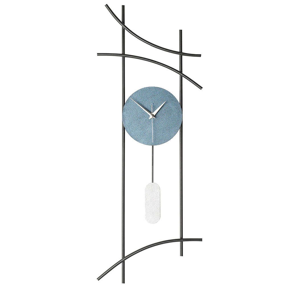 Ρολόι Τοίχου Ken 902LMN1114 30x75cm Multi-Blue Wallity