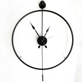 Ρολόι Τοίχου Mclock 779TCM1102 58x7x80cm Black Wallity BLACK