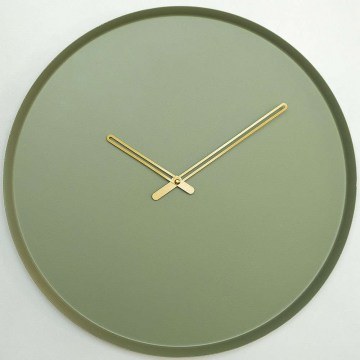 Wall Clock Earthy 507ATP1501 D49cm Green Wallity