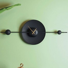 Ρολόι Τοίχου 507ATP1228 36x99cm Black Wallity BLACK