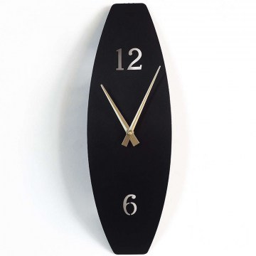 Wall Clock 507ATP1219 15x46cm Black Wallity
