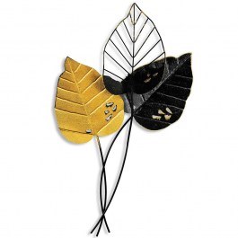 Διακοσμητικό Τοίχου Fall 930DYU1254 45x85cm Black-Gold Wallity BLACK-GOLD